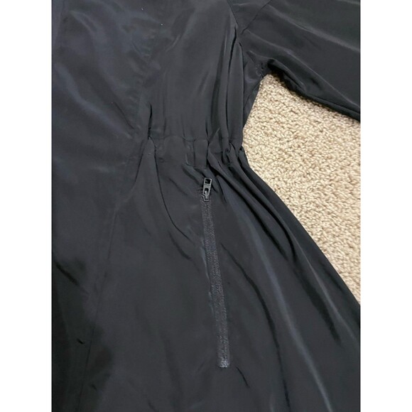Women’s Athleta Black solar wind & rain anorak Hooded jacket XS Xsmall zip EUC - Picture 2 of 10